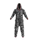 Pook Onesie - Camo Grey (Adult Unisex) Size XXS