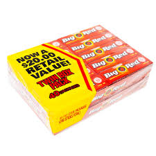 Big red gum 40 pkgs per sleeve