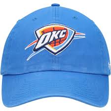 Men's '47 Blue Oklahoma City Thunder Team Clean Up Adjustable Hat