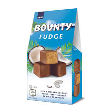 Bounty Fudge Rich and Smooth Coconut Milk Chocolate 110g