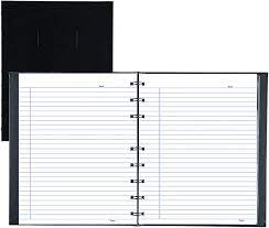 Blueline NotePro Hardcover Notebook, 9-1/4" x 7-1/4", Black, 192 Pages