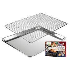 KITCHENATICS Quarter Baking Sheet & Cooling Rack