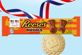 BULK BUY -  12 bars - Olympic and Paralympic Games Paris 2024: Reese's Medals 68g