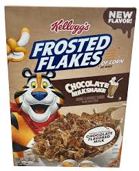 Kellogg's Frosted Flakes Chocolate Milkshake Cereal 12.2 oz