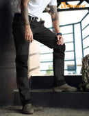 Ellobird Men's Cargo Construction Flex Work Tactical Pants Size 32W/34L