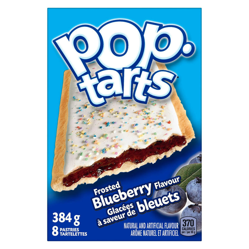 Kellogg's Pop-Tarts Toaster Pastries (Frosted Blueberry) - 384 g