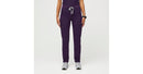 Figs High Waisted Yola Tall  Skinny Scrub Pants In Purple Jam Size Medium