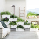 Set of 5 Modular Flower Planter Boxes - Two Colours - Pick Up Only