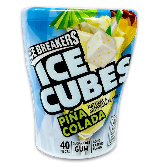 Ice breakers Ice Cubes--Pina colada--case of 6 containers