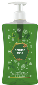 Spruce Mist  Liquid Hand Soaps w Pump  400ml
