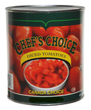 chefs choice diced tomatoes 796ml - pick up only