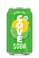 Cove - Lemon Lime Soda, 355 mL x 12 cans - pick up only