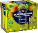 San Pellegrino Pompelmo Italian Sparkling Fruit Beverage 6x330ml - pick up only