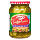 Bick's Sandwich Savers Extra Garlic Pickles 500ml or Buy 2 &save (pick up only)