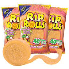 Rip Rolls Fruit Roll - Mango Chili-per case 12 per case