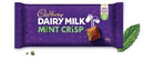 Cadbury Dairy Milk Mint Crisp, 150g