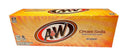 A&W Cream Soda 12 pack (355ml cans) - pick up only
