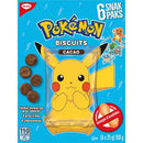 6 snack packs of 25g Christie Pokemon Cocoa Snacks