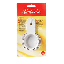 Sunbeam  Measuring Cup Set, 4 Piece, White