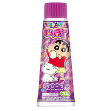BULK BUY 10 TUBES - Chewing Gum - Crayon Shin-chan - Grape - heart