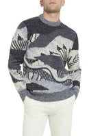 Ted Baker Pipit Scenic Pattern Crewneck Sweater Extra Large