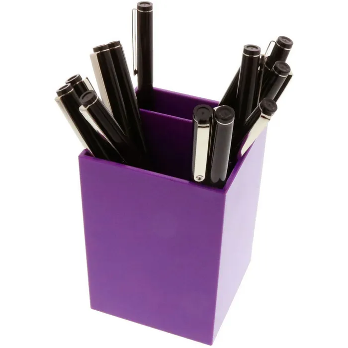 JAM purple plastic pen holder