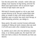 IL MAKIAGE BLACK CARD WATERPROOF LIQUID BLACK EYELINER -1.5ML