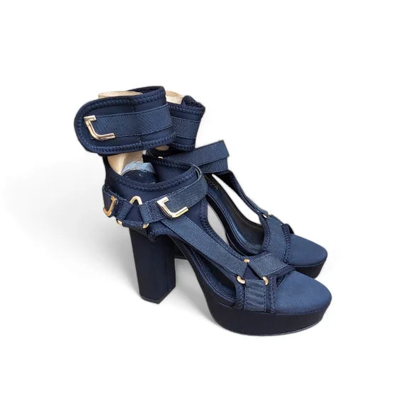 Fashion Nova Glamrock Heels - Elegant And Stylish Footwear--size 9