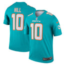 Tyreek Hill Miami Dolphins Nike Legend Player Performance Top - Aqua