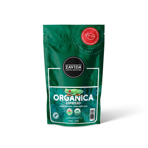 Zavida whole bean Organica Rainforest Alliance Espresso 340g