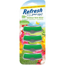 Refresh Your Car!  Contour Vent Sticks, 4 Per Pack, Fresh Spring Air
