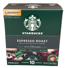 Starbucks Espresso Roast Coffee Nespresso Vertuo (10 Capsules)