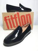 Fitflop Lena Patent Slip On Shoes Loafers--size 6
