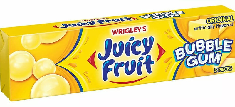 Wrigleys Juicy fruit--Bubble gum--Original flavor