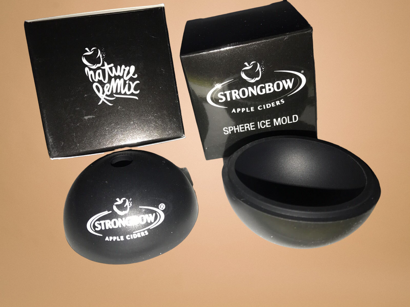 Strong bow Apple Ciders One Promotional Ice Sphere Mould 1.675 Inch Ice Ball