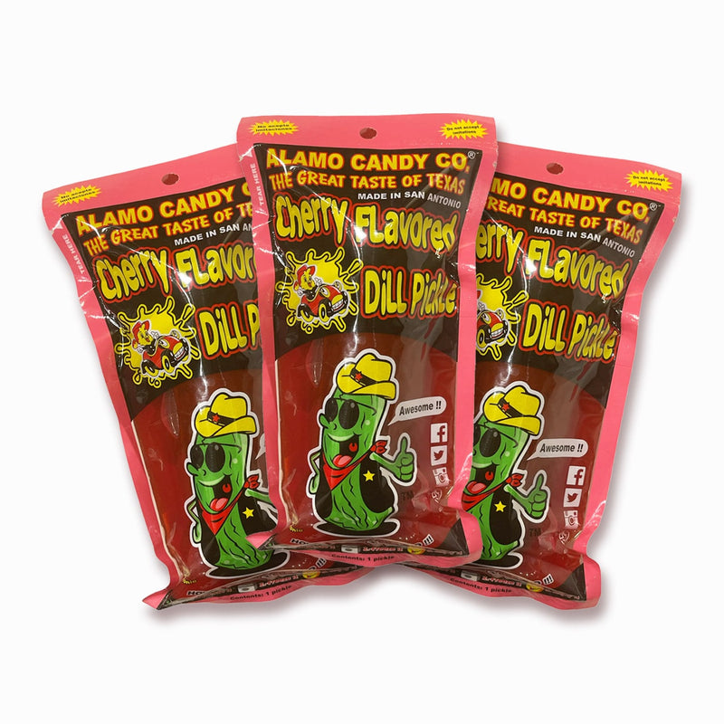 Alamo Candy Co. Cherry-Flavored Dill Pickle