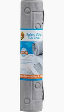 Duck Brand Safety Grip Tub Mat, 17 in x 36 in, Gray