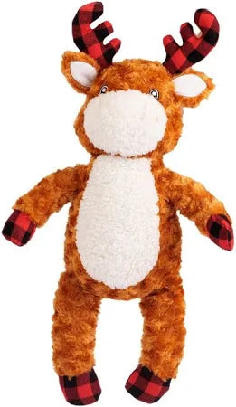 One Paw, Moose 24-Inch Plush Dog Toy With Squeaker Brown O/S