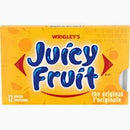JUICY FRUIT, Fruit Flavoured Chewing Gum, 12 Pieces, Bulk Buy 12 packs