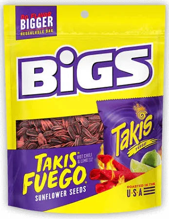 Bigs - Takis Fuego Sunflower Seeds - 152g