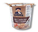 Quaker Maple & Brown Sugar Instant Oatmeal Cup 12-48g cups