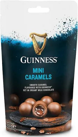 GUINNESS Mini Caramels Milk Chocolate Caramel Truffles 102g 3.6oz