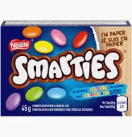 Smarties Candy Coated Milk Chocolate Carton, 45 g BULK BUY 10 boxes