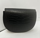 ai - MINI CROC BLACK PURSE