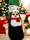 4 pack cozy Christmas socks-Ladies-- Buy 1 pack or buy 3 and save !