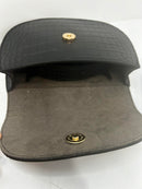 ai - MINI CROC BLACK PURSE