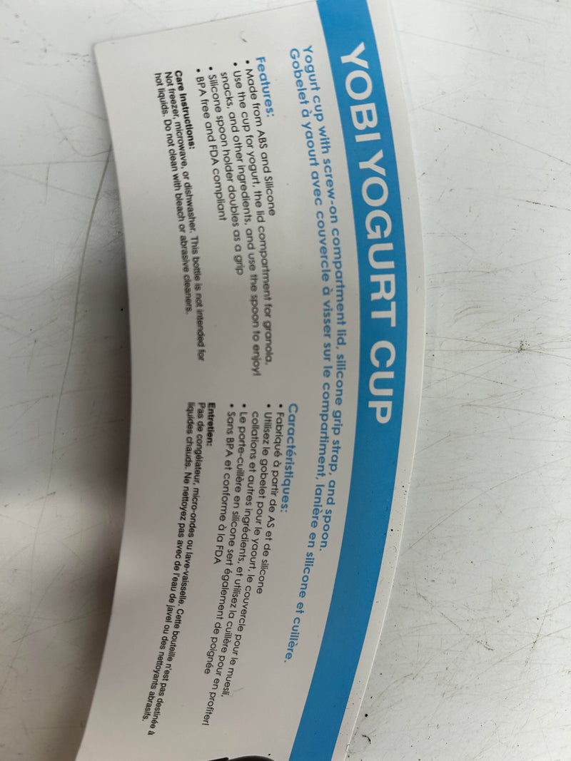 Yobi Yogurt Cup for on the go