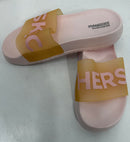 Skechers Pink slip on sandals--size 6