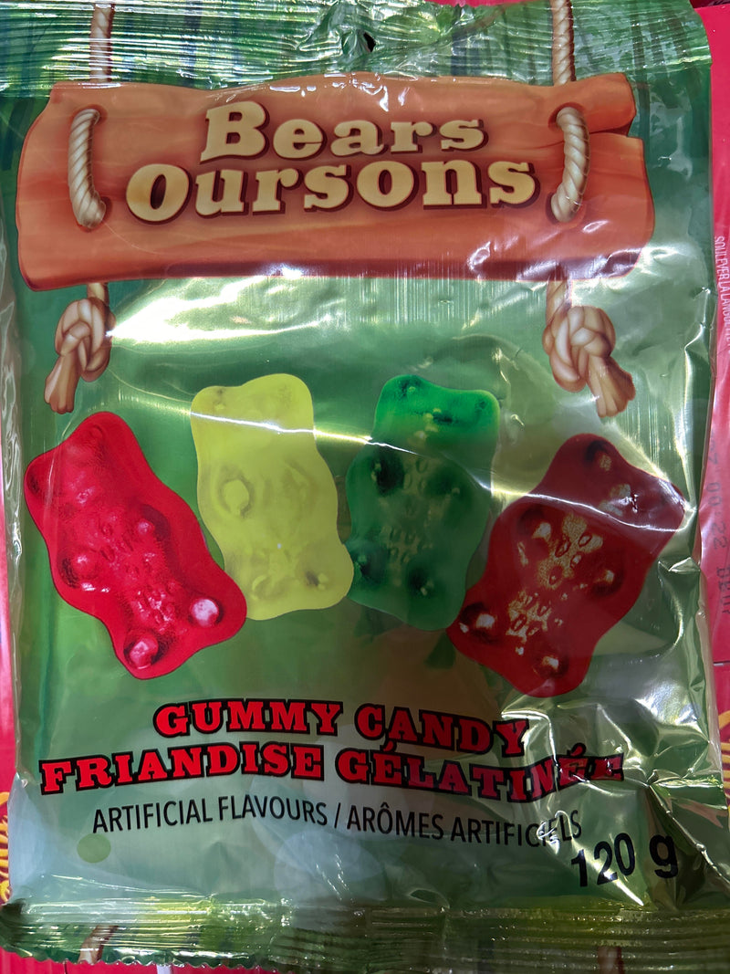 Sour wacky worms  120 gram bag