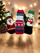 4 pack cozy Christmas socks-Ladies-- Buy 1 pack or buy 3 and save !